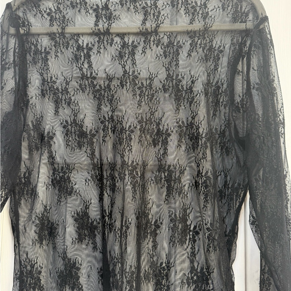 Wild Fable Black Lace Top